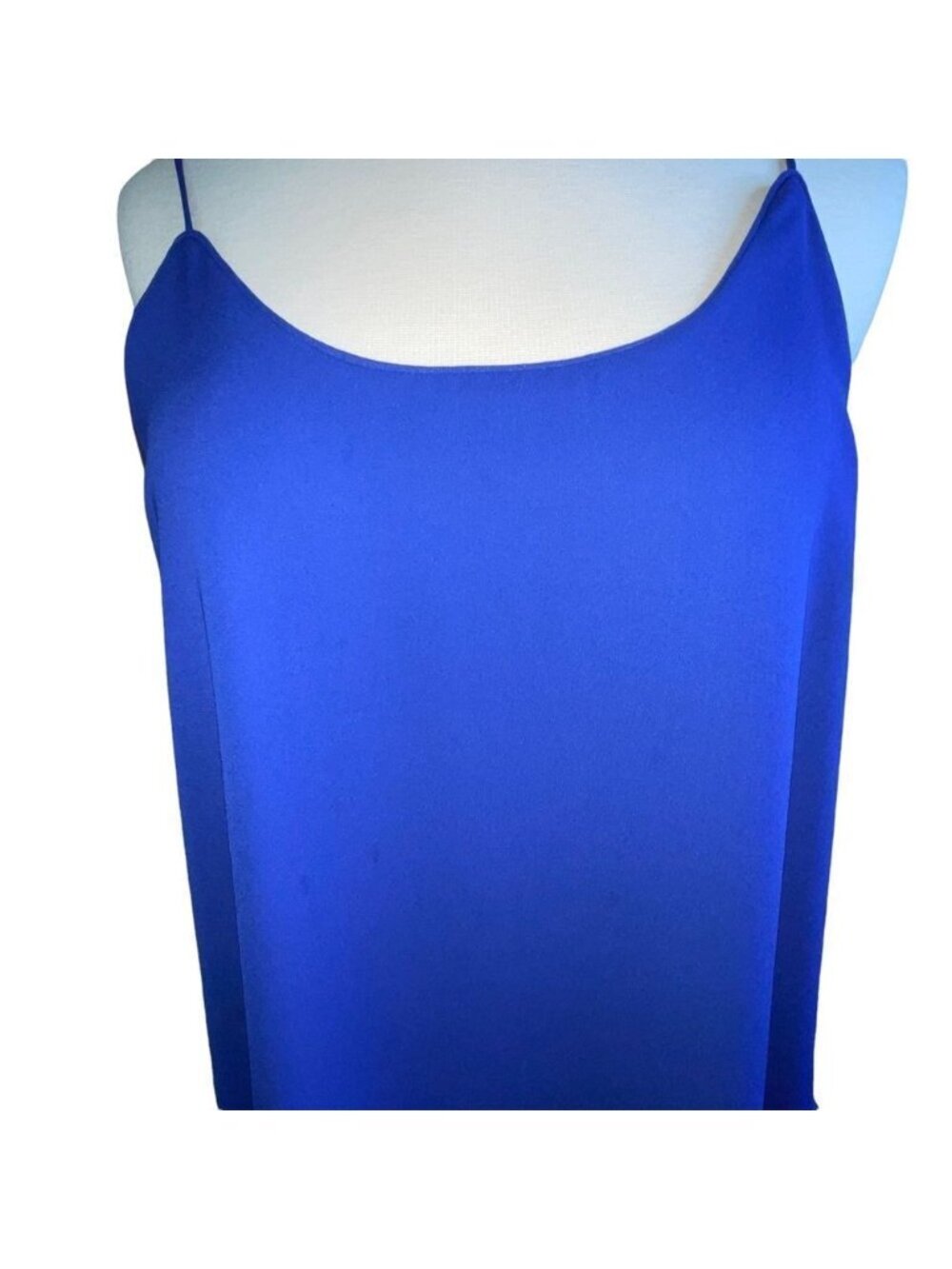 Royal Blue Tank Top Cami soft and flowy - Picture 2 of 2